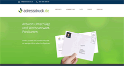 Desktop Screenshot of adressdruck.de